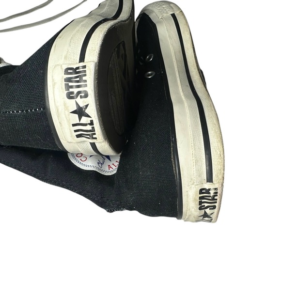 Converse Chuck Taylor All Star 1V708 Black Knee High 16" Sneakers Women’s Sz 8 - Picture 3 of 4